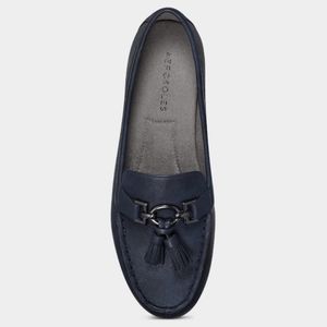 Aerosoles Deanna Navy Tassle Loafers 8.5